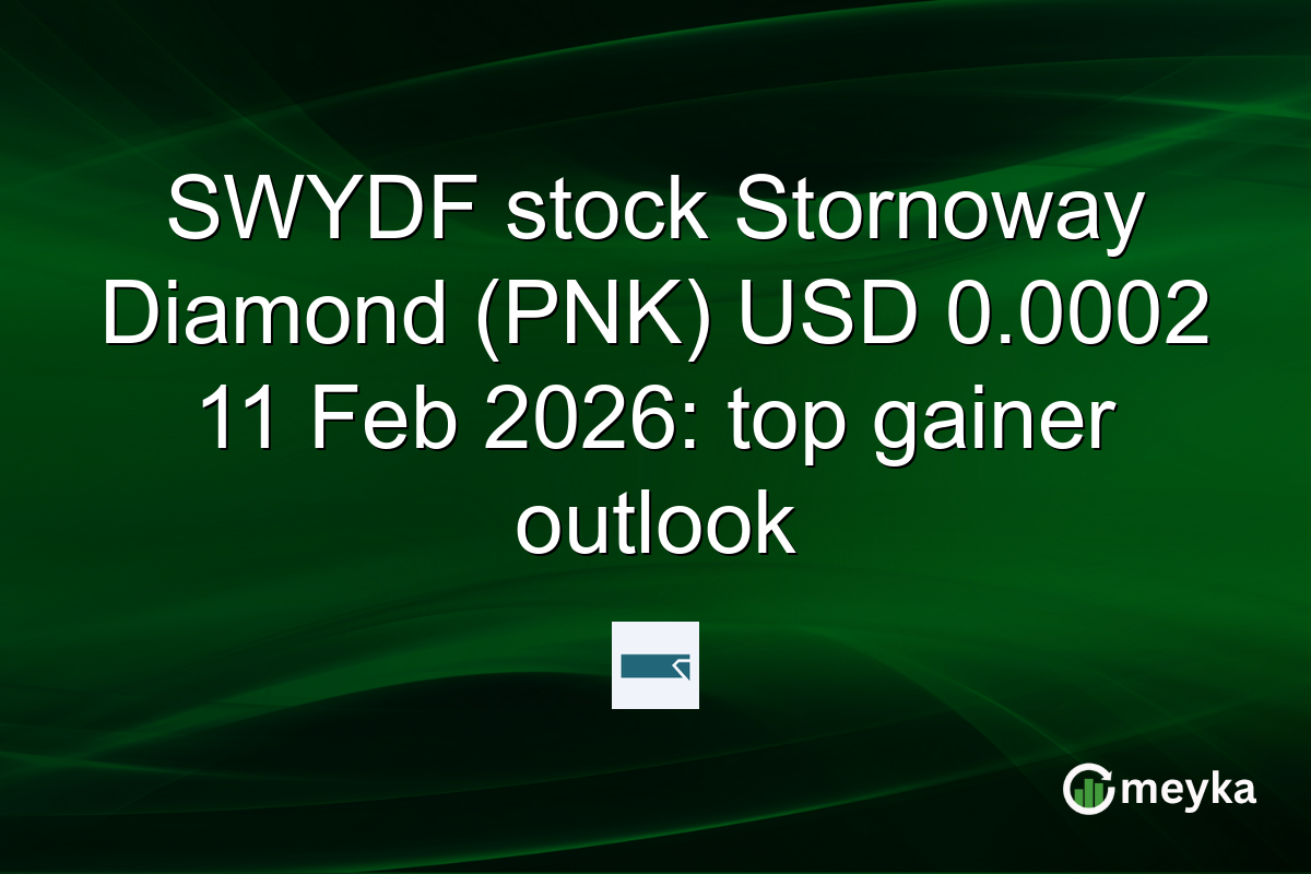 SWYDF stock Stornoway Diamond (PNK) USD 0.0002 11 Feb 2026: top gainer outlook