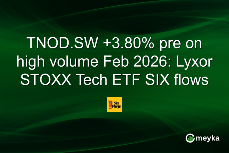 TNOD.SW +3.80% pre on high volume Feb 2026: Lyxor STOXX Tech ETF SIX flows