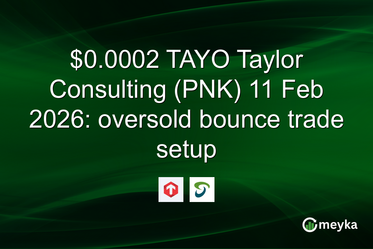 $0.0002 TAYO Taylor Consulting (PNK) 11 Feb 2026: oversold bounce trade setup
