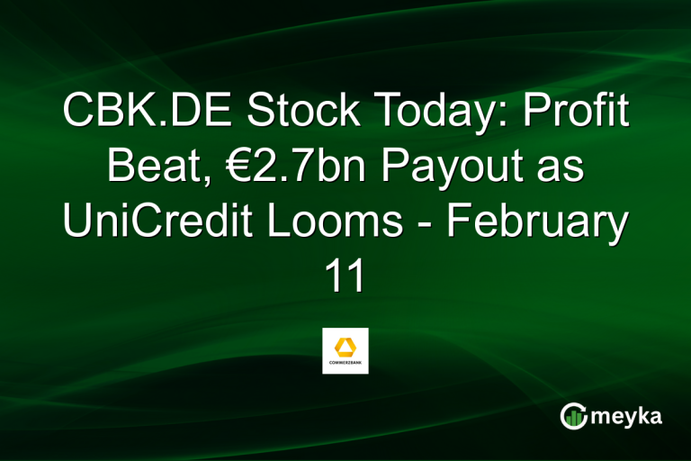 CBK.DE Stock Today: Profit Beat, €2.7bn Payout as UniCredit Looms - February 11