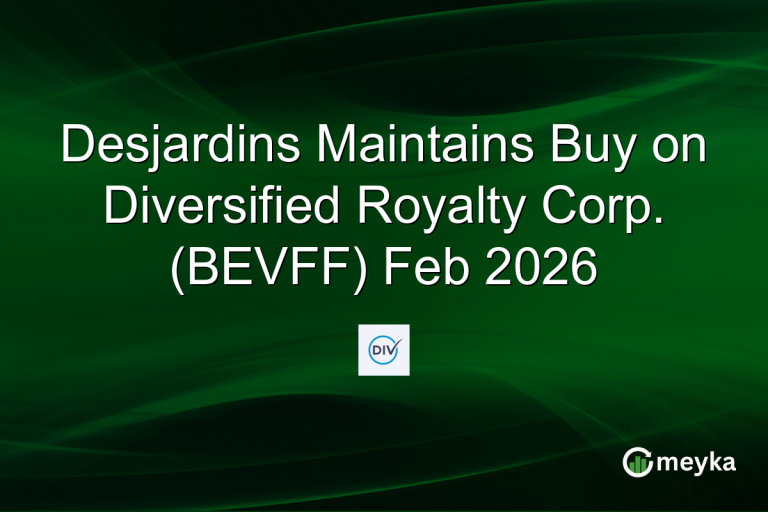 Desjardins Maintains Buy on Diversified Royalty Corp. (BEVFF) Feb 2026