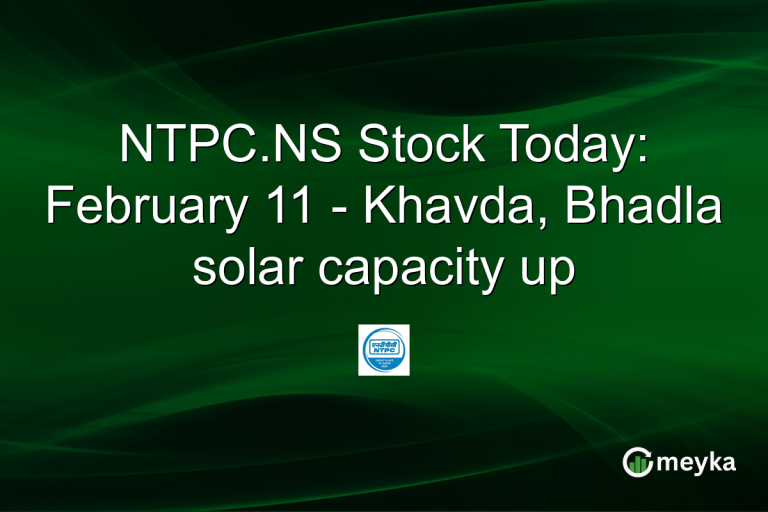 NTPC.NS Stock Today: February 11 - Khavda, Bhadla solar capacity up