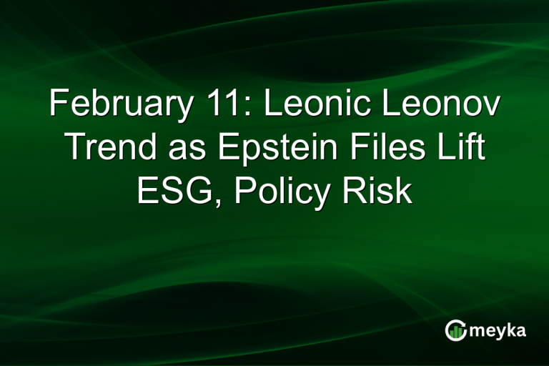 February 11: Leonic Leonov Trend as Epstein Files Lift ESG, Policy Risk