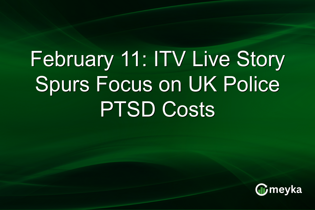 February 11: ITV Live Story Spurs Focus on UK Police PTSD Costs
