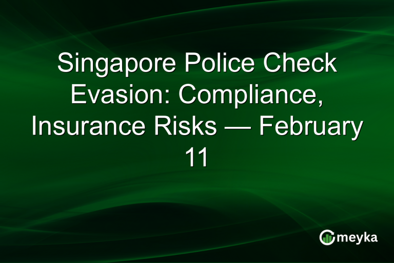 Singapore Police Check Evasion: Compliance, Insurance Risks — February 11