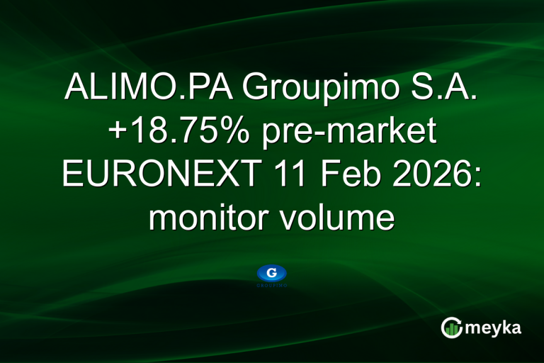 ALIMO.PA Groupimo S.A. +18.75% pre-market EURONEXT 11 Feb 2026: monitor volume