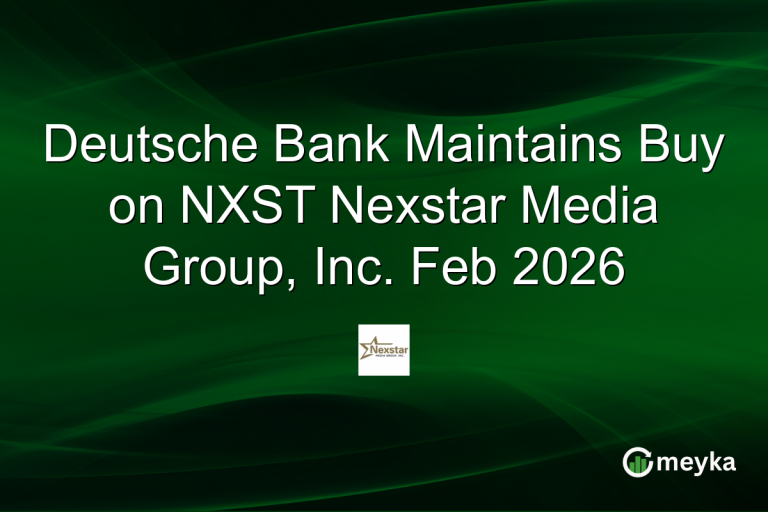 Deutsche Bank Maintains Buy on NXST Nexstar Media Group, Inc. Feb 2026