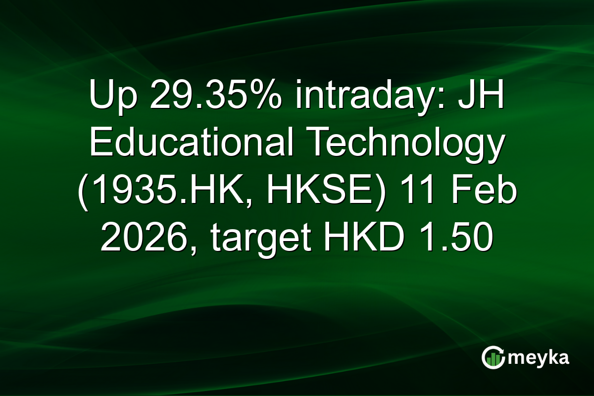 Up 29.35% intraday: JH Educational Technology (1935.HK, HKSE) 11 Feb 2026, target HKD 1.50