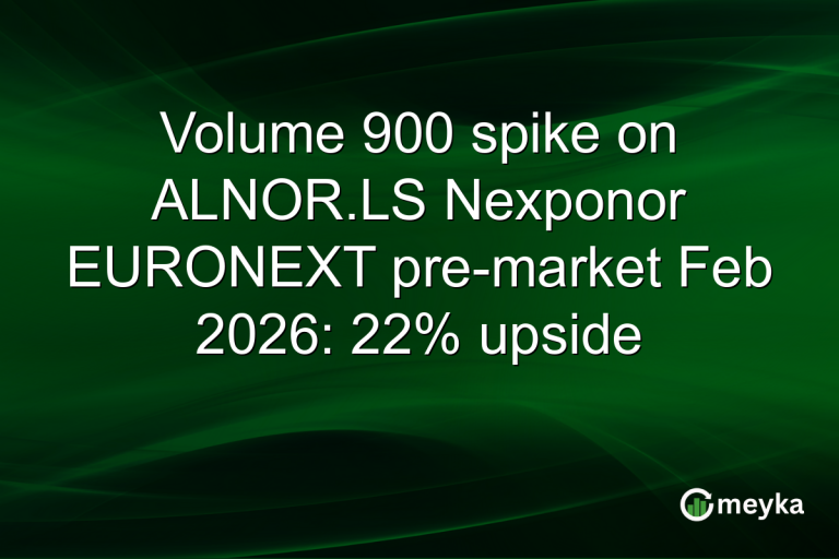 Volume 900 spike on ALNOR.LS Nexponor EURONEXT pre-market Feb 2026: 22% upside