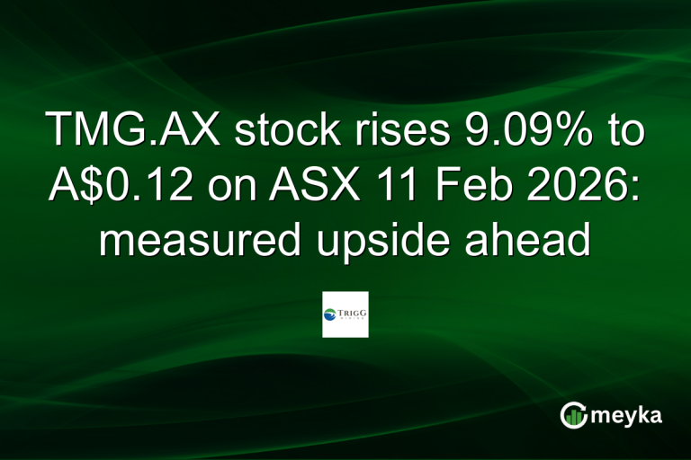 TMG.AX stock rises 9.09% to A$0.12 on ASX 11 Feb 2026: measured upside ahead
