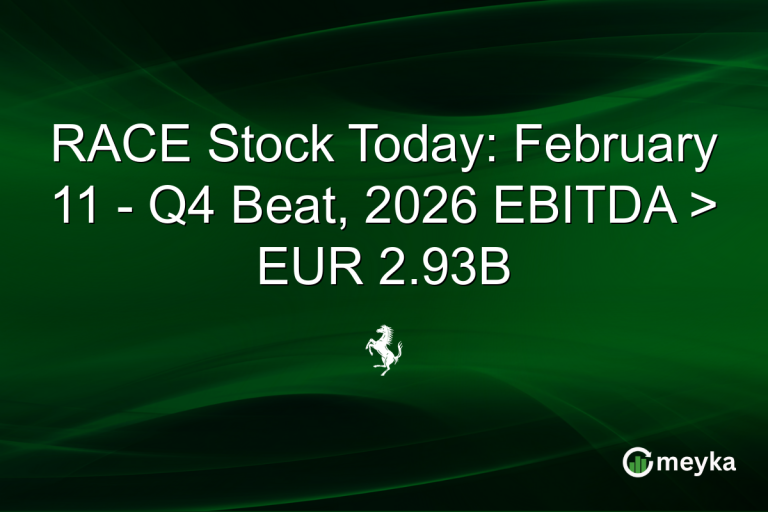 RACE Stock Today: February 11 - Q4 Beat, 2026 EBITDA > EUR 2.93B