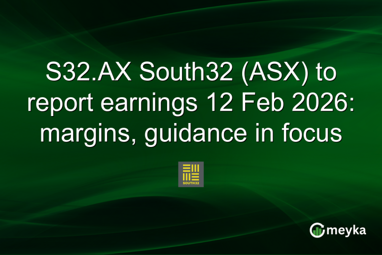 S32.AX South32 (ASX) to report earnings 12 Feb 2026: margins, guidance in focus