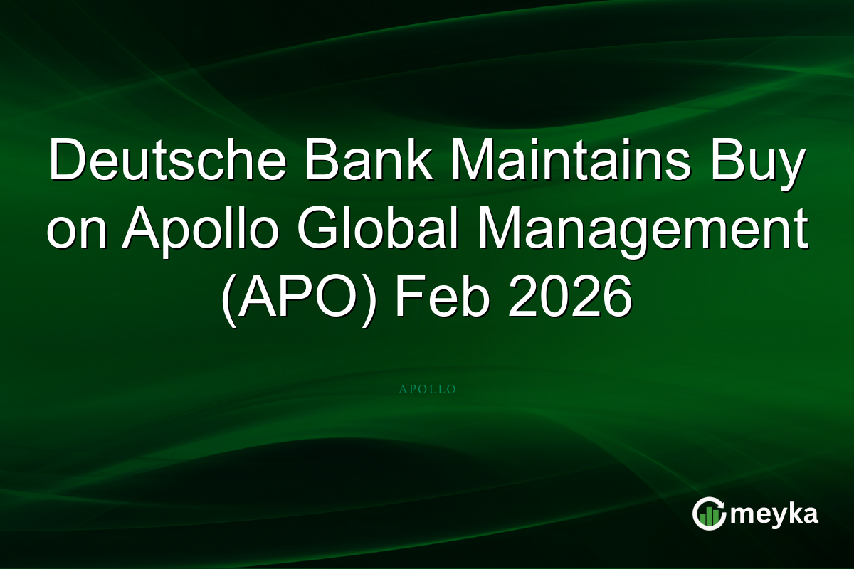Deutsche Bank Maintains Buy on Apollo Global Management (APO) Feb 2026