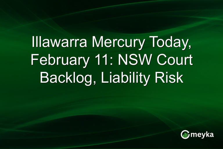 Illawarra Mercury Today, February 11: NSW Court Backlog, Liability Risk