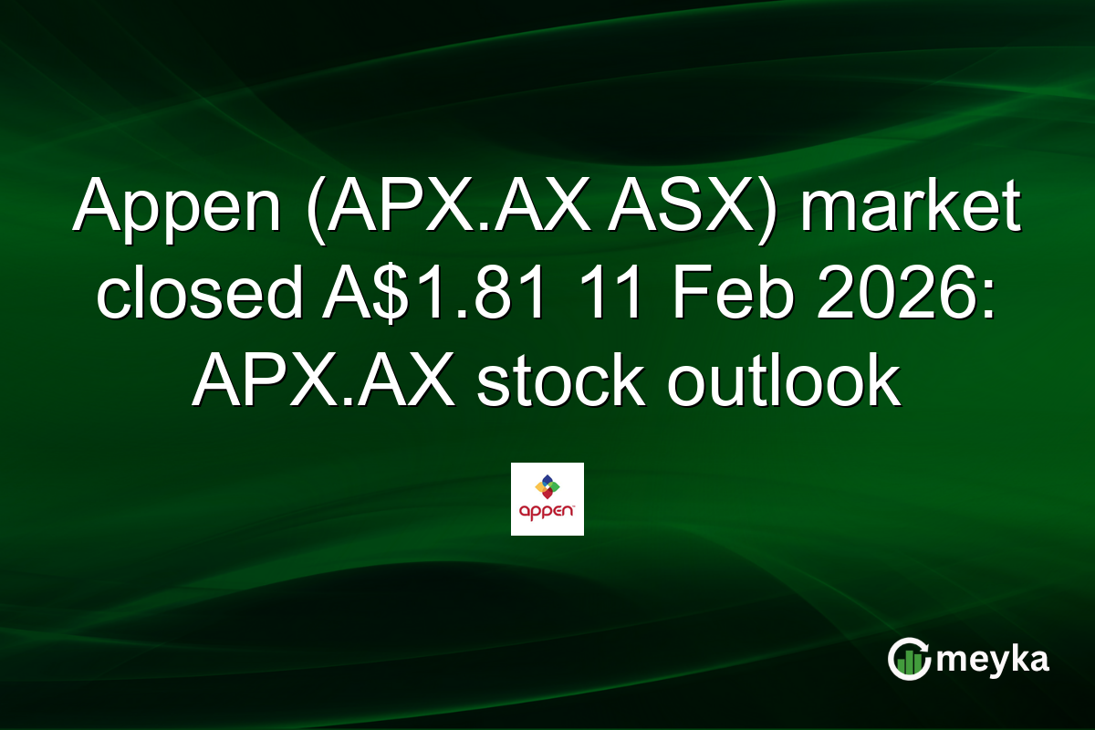 Appen (APX.AX ASX) market closed A$1.81 11 Feb 2026: APX.AX stock outlook