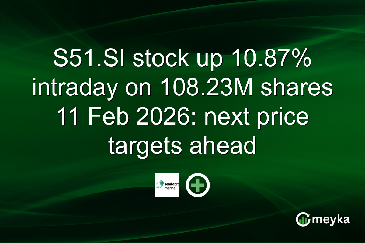 S51.SI stock up 10.87% intraday on 108.23M shares 11 Feb 2026: next price targets ahead