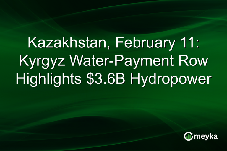 Kazakhstan, February 11: Kyrgyz Water-Payment Row Highlights $3.6B Hydropower