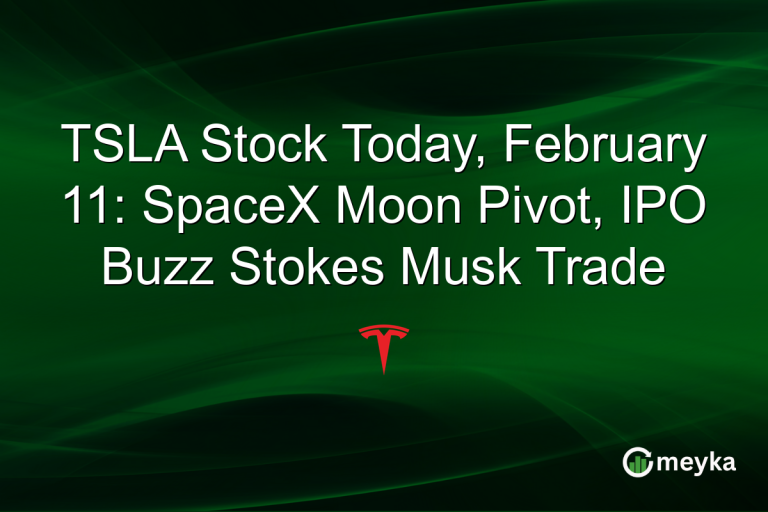 TSLA Stock Today, February 11: SpaceX Moon Pivot, IPO Buzz Stokes Musk Trade
