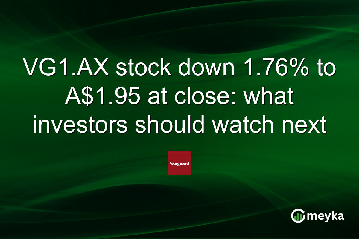 VG1.AX stock down 1.76% to A$1.95 at close: what investors should watch next
