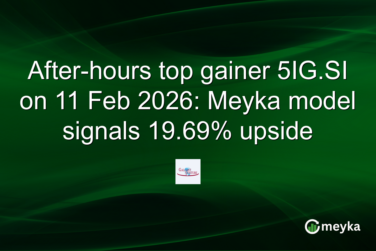 After-hours top gainer 5IG.SI on 11 Feb 2026: Meyka model signals 19.69% upside