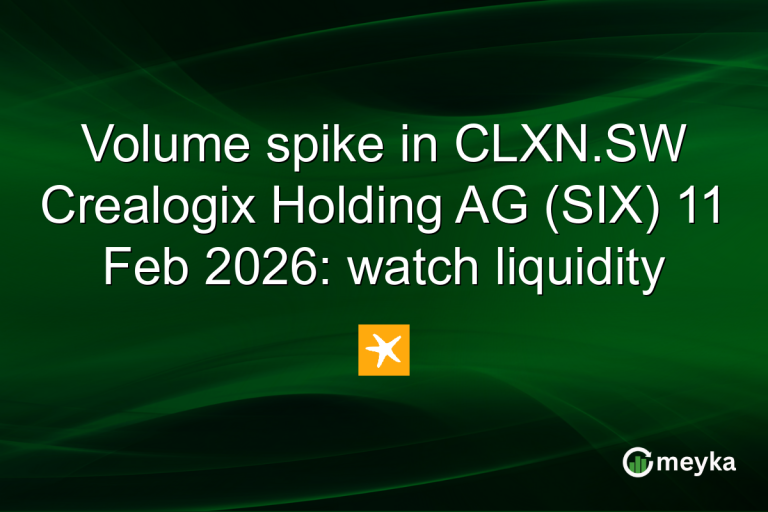 Volume spike in CLXN.SW Crealogix Holding AG (SIX) 11 Feb 2026: watch liquidity