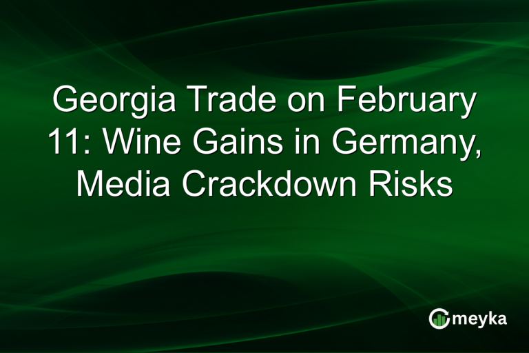 Georgia Trade on February 11: Wine Gains in Germany, Media Crackdown Risks