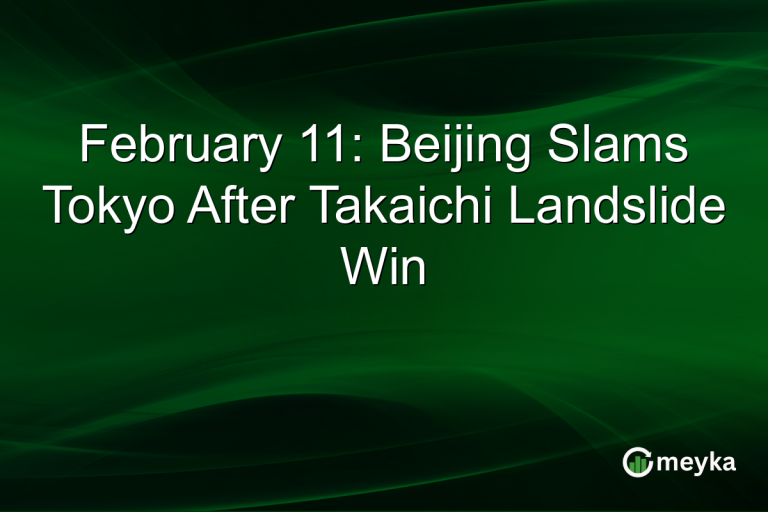 February 11: Beijing Slams Tokyo After Takaichi Landslide Win