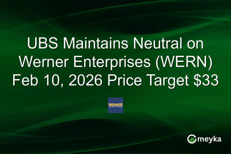 UBS Maintains Neutral on Werner Enterprises (WERN) Feb 10, 2026 Price Target $33