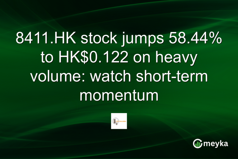 8411.HK stock jumps 58.44% to HK$0.122 on heavy volume: watch short-term momentum