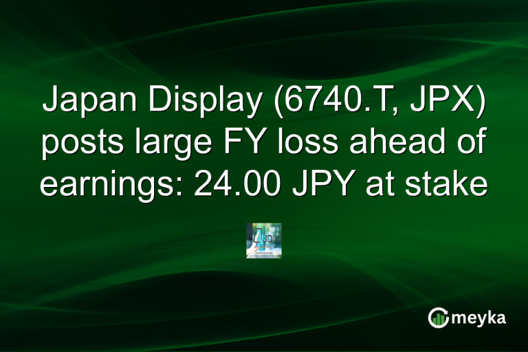 Japan Display (6740.T, JPX) posts large FY loss ahead of earnings: 24.00 JPY at stake
