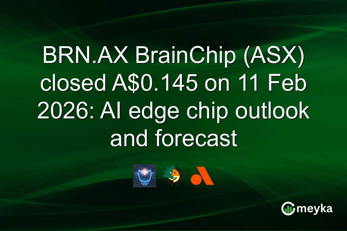 BRN.AX BrainChip (ASX) closed A$0.145 on 11 Feb 2026: AI edge chip outlook and forecast