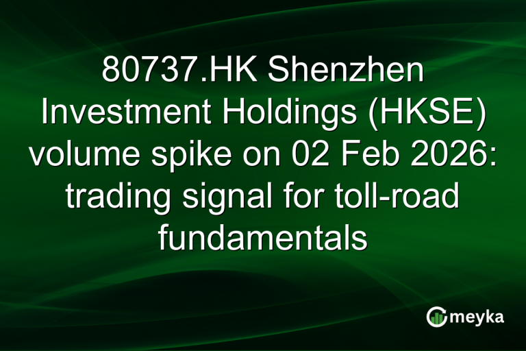 80737.HK Shenzhen Investment Holdings (HKSE) volume spike on 02 Feb 2026: trading signal for toll-road fundamentals