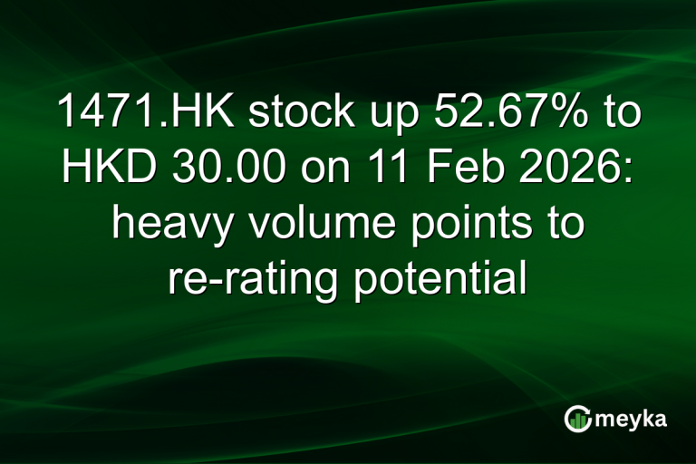 1471.HK stock up 52.67% to HKD 30.00 on 11 Feb 2026: heavy volume points to re-rating potential