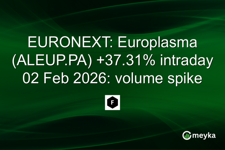 EURONEXT: Europlasma (ALEUP.PA) +37.31% intraday 02 Feb 2026: volume spike