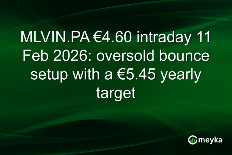 MLVIN.PA €4.60 intraday 11 Feb 2026: oversold bounce setup with a €5.45 yearly target