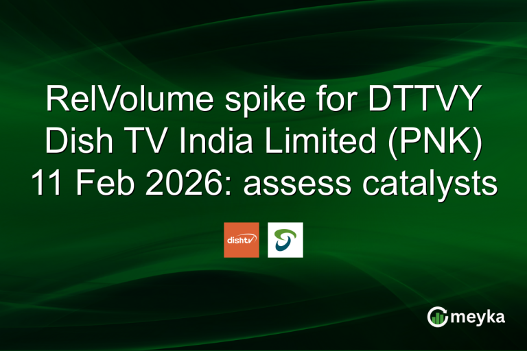 RelVolume spike for DTTVY Dish TV India Limited (PNK) 11 Feb 2026: assess catalysts