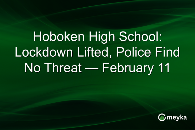 Hoboken High School: Lockdown Lifted, Police Find No Threat — February 11