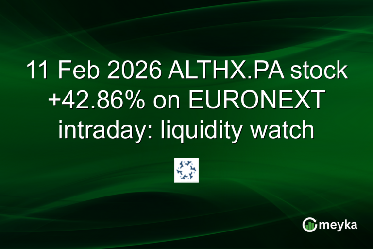 11 Feb 2026 ALTHX.PA stock +42.86% on EURONEXT intraday: liquidity watch