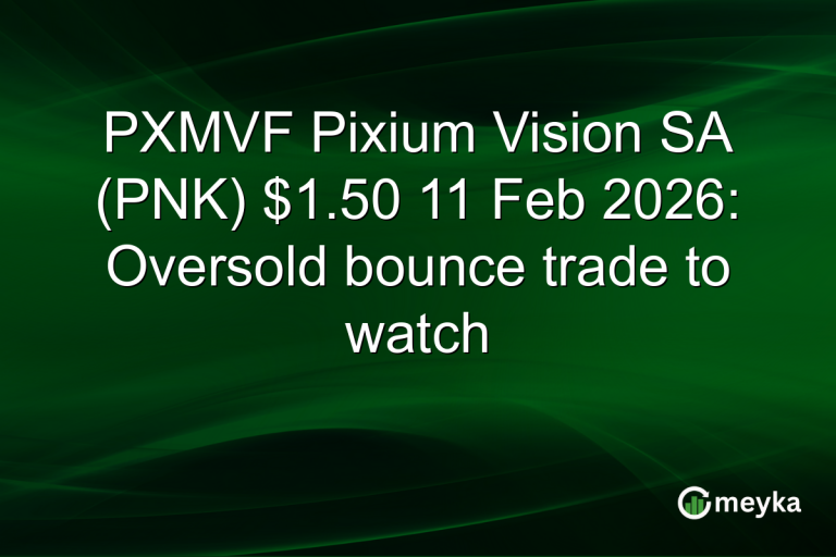 PXMVF Pixium Vision SA (PNK) $1.50 11 Feb 2026: Oversold bounce trade to watch