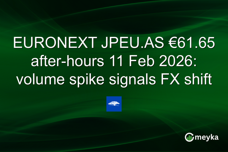 EURONEXT JPEU.AS €61.65 after-hours 11 Feb 2026: volume spike signals FX shift
