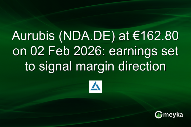 Aurubis (NDA.DE) at €162.80 on 02 Feb 2026: earnings set to signal margin direction