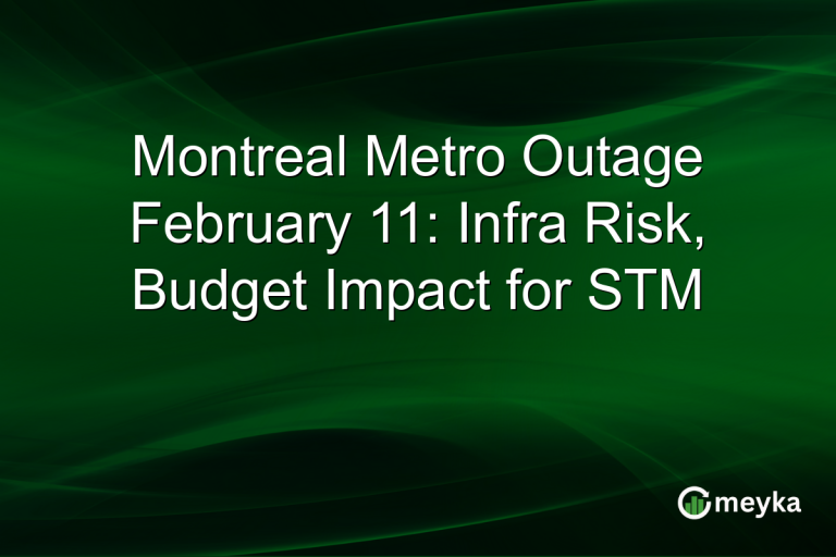 Montreal Metro Outage February 11: Infra Risk, Budget Impact for STM