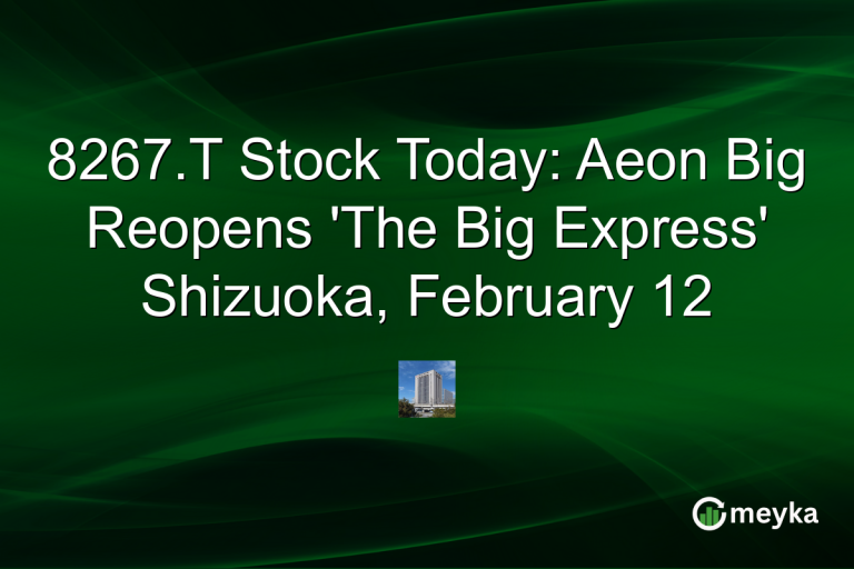 8267.T Stock Today: Aeon Big Reopens 'The Big Express' Shizuoka, February 12
