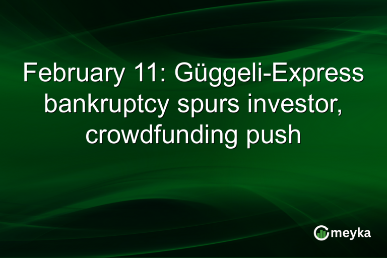 February 11: Güggeli-Express bankruptcy spurs investor, crowdfunding push