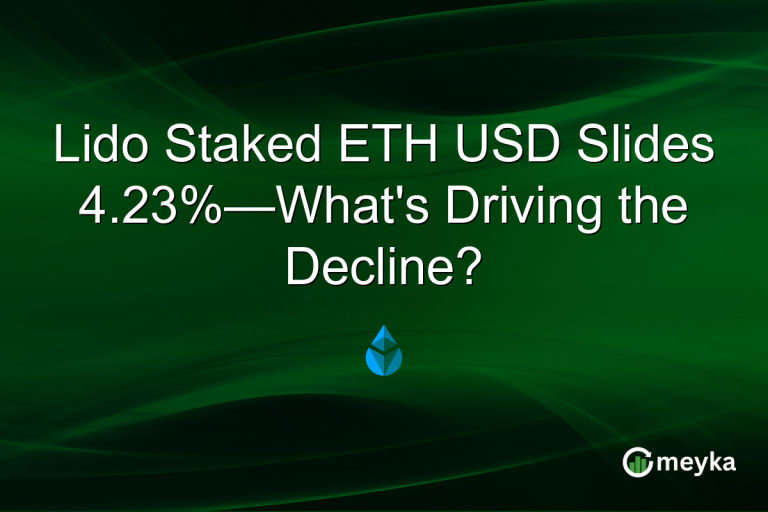 Lido Staked ETH USD Slides 4.23%—What's Driving the Decline?