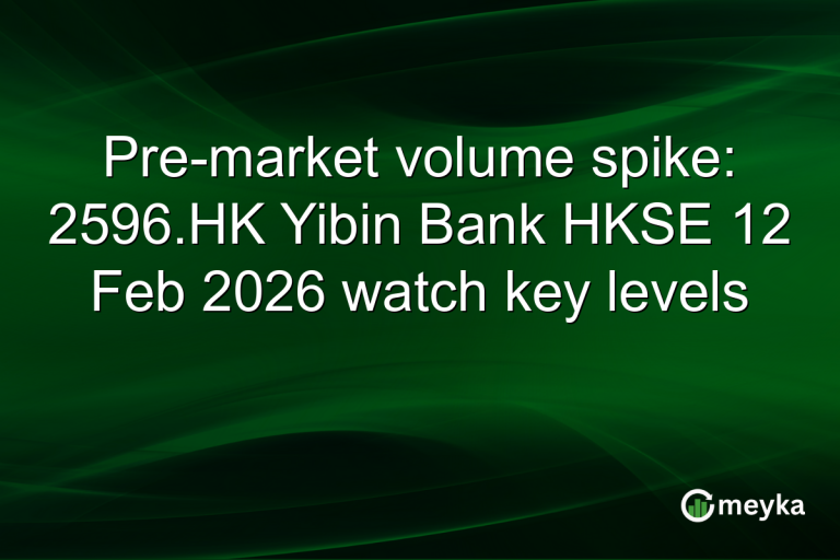 Pre-market volume spike: 2596.HK Yibin Bank HKSE 12 Feb 2026 watch key levels