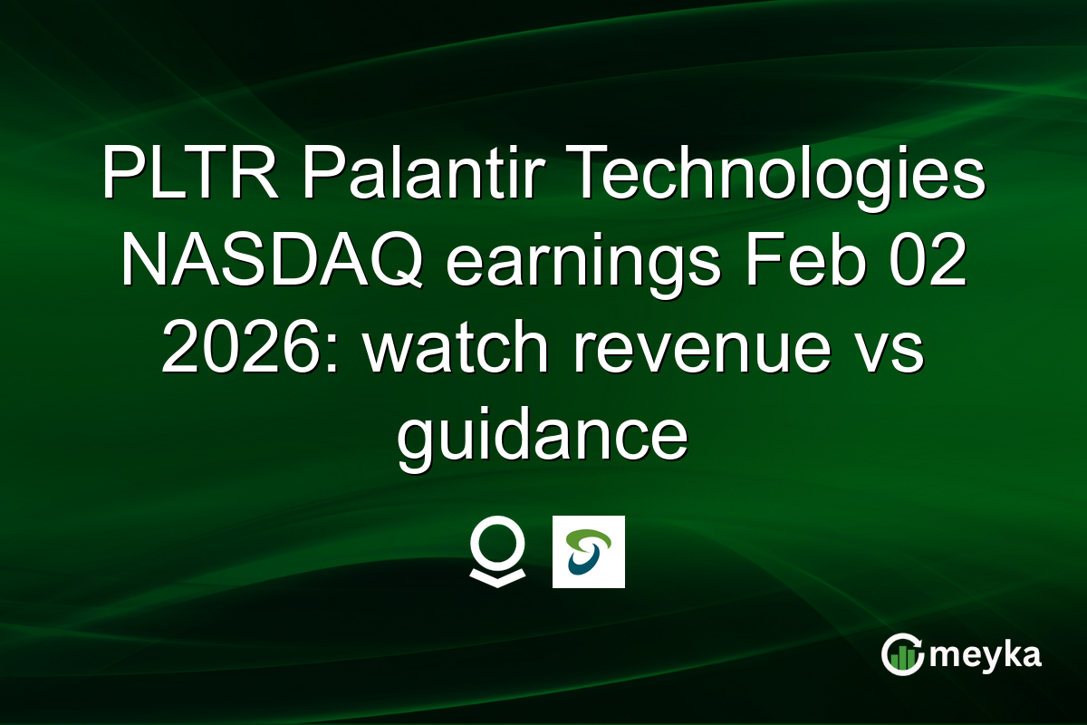 PLTR Palantir Technologies NASDAQ earnings Feb 02 2026: watch revenue vs guidance