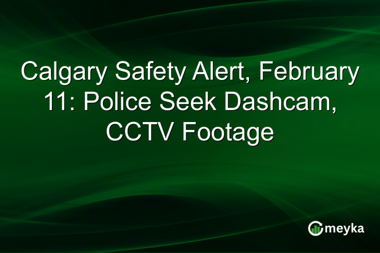 Calgary Safety Alert, February 11: Police Seek Dashcam, CCTV Footage