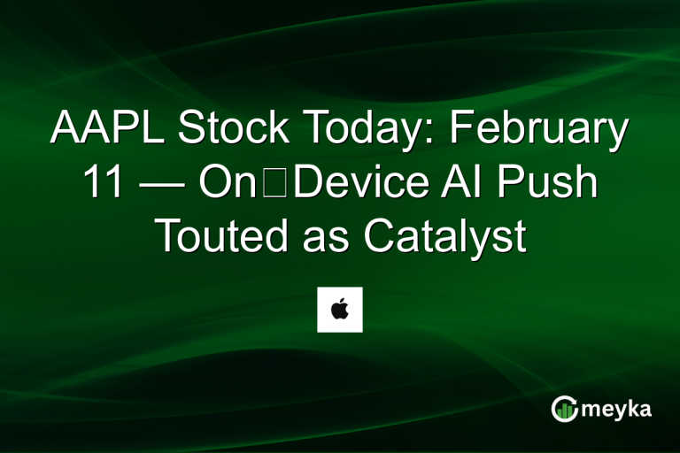 AAPL Stock Today: February 11 — On‑Device AI Push Touted as Catalyst