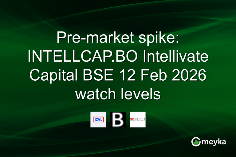 Pre-market spike: INTELLCAP.BO Intellivate Capital BSE 12 Feb 2026 watch levels